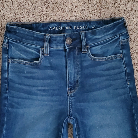 AMERICAN EAGLE NE(X)T LEVEL STRETCH HI RISE JEGGING JEANS - Picture 2 of 5
